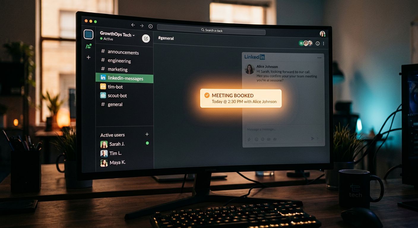 The First AI Managed Message from My Bot Tim, Just Booked a Call