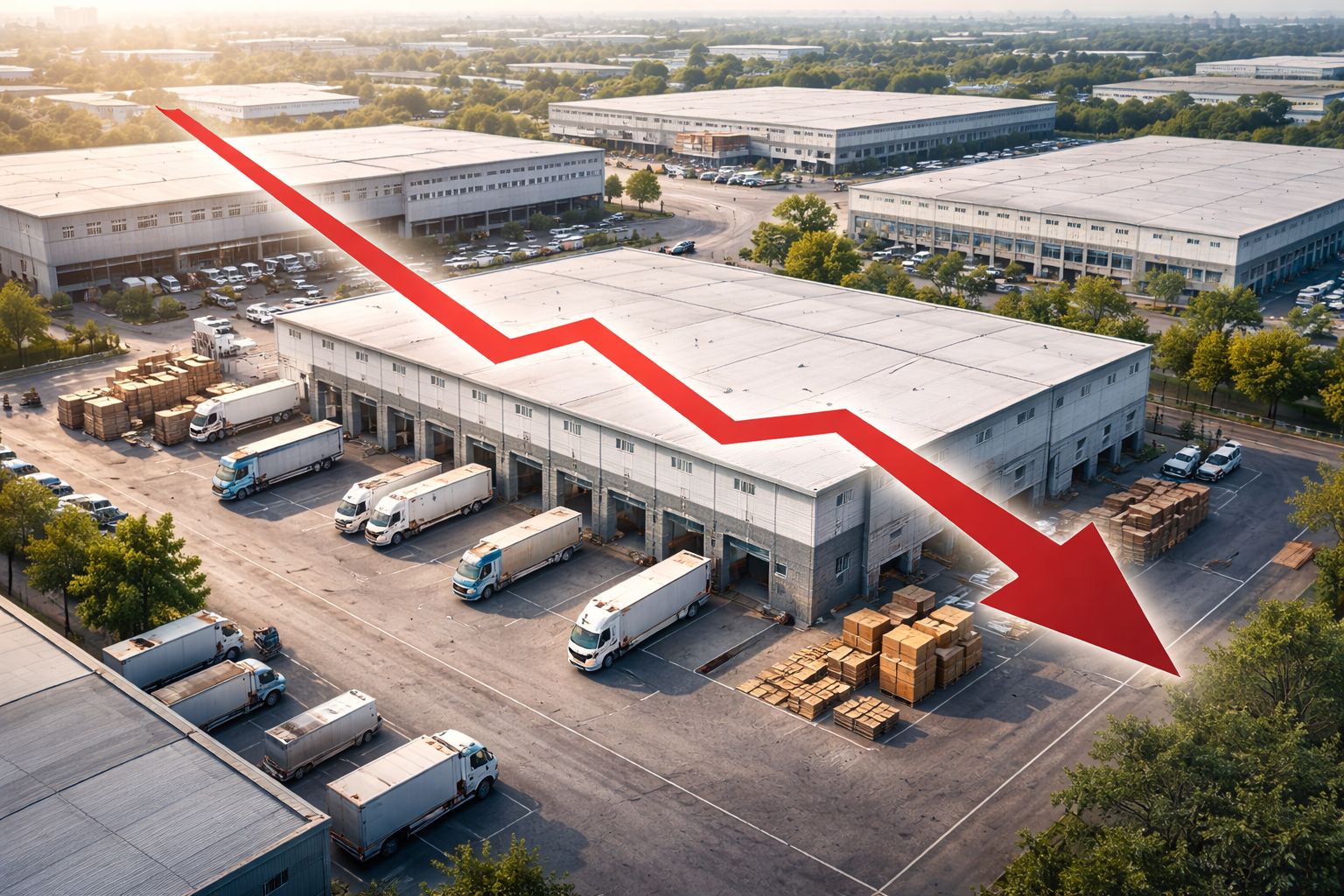 Industrial Rent Growth Turns Negative as Supply Catches Up