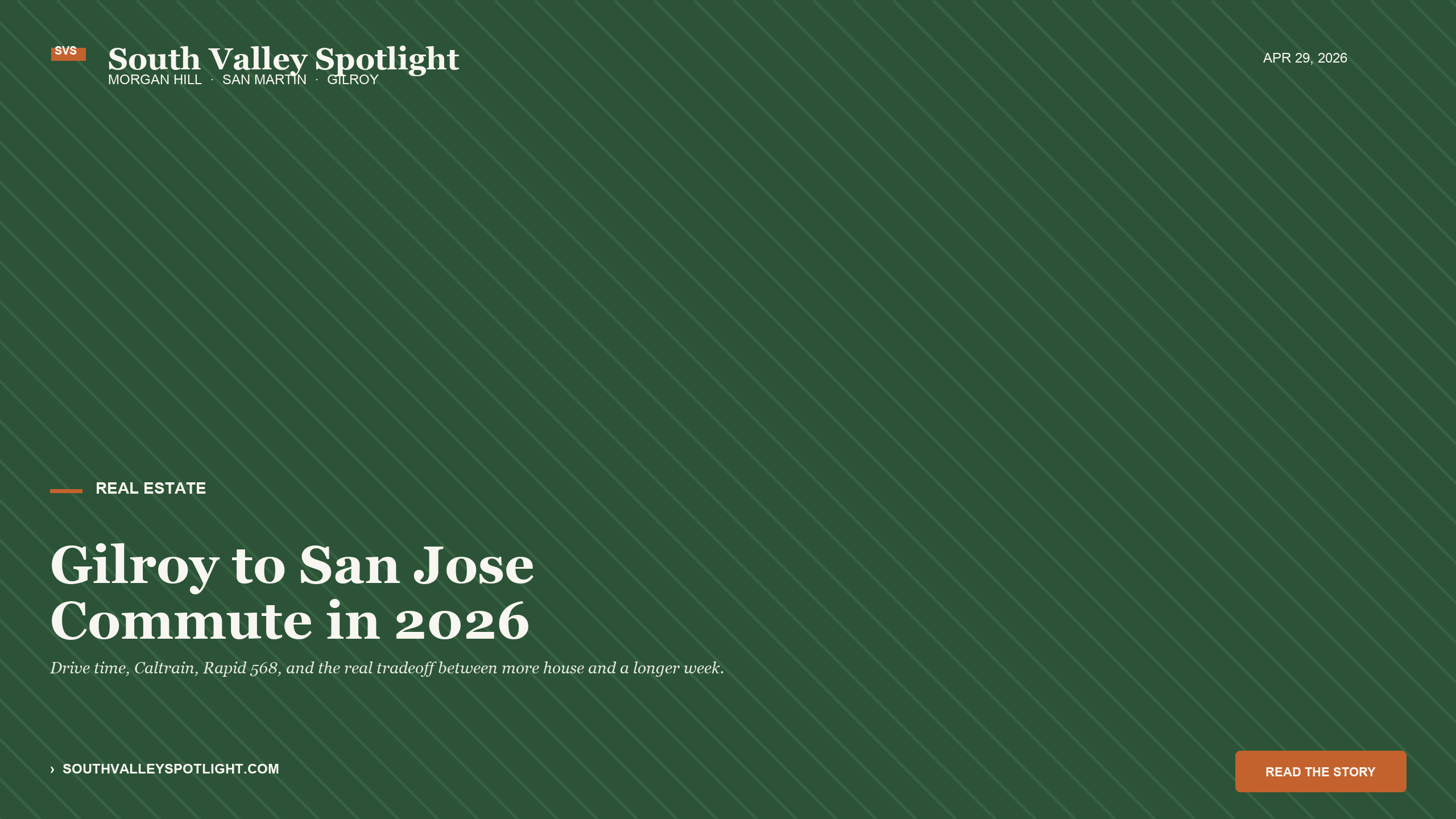 Commute from Gilroy to San Jose in 2026: What It Really Looks Like