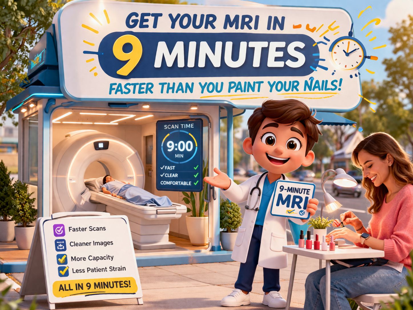 AI Slashes MRI Scan Time to 9 Minutes