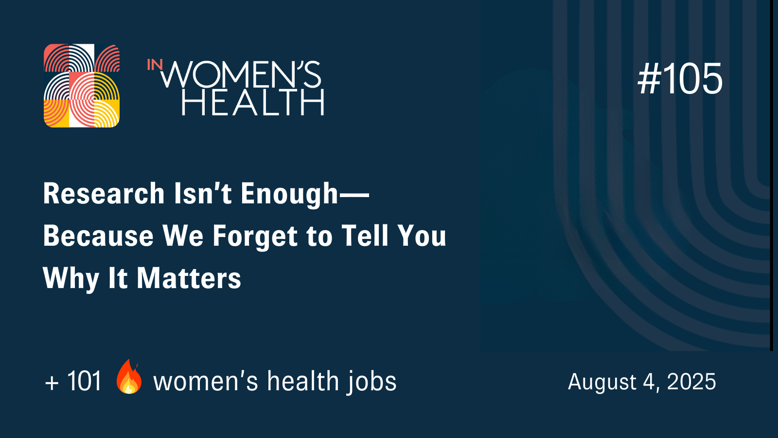 🔥 Jobs In Women's Health - August 4th, 2025