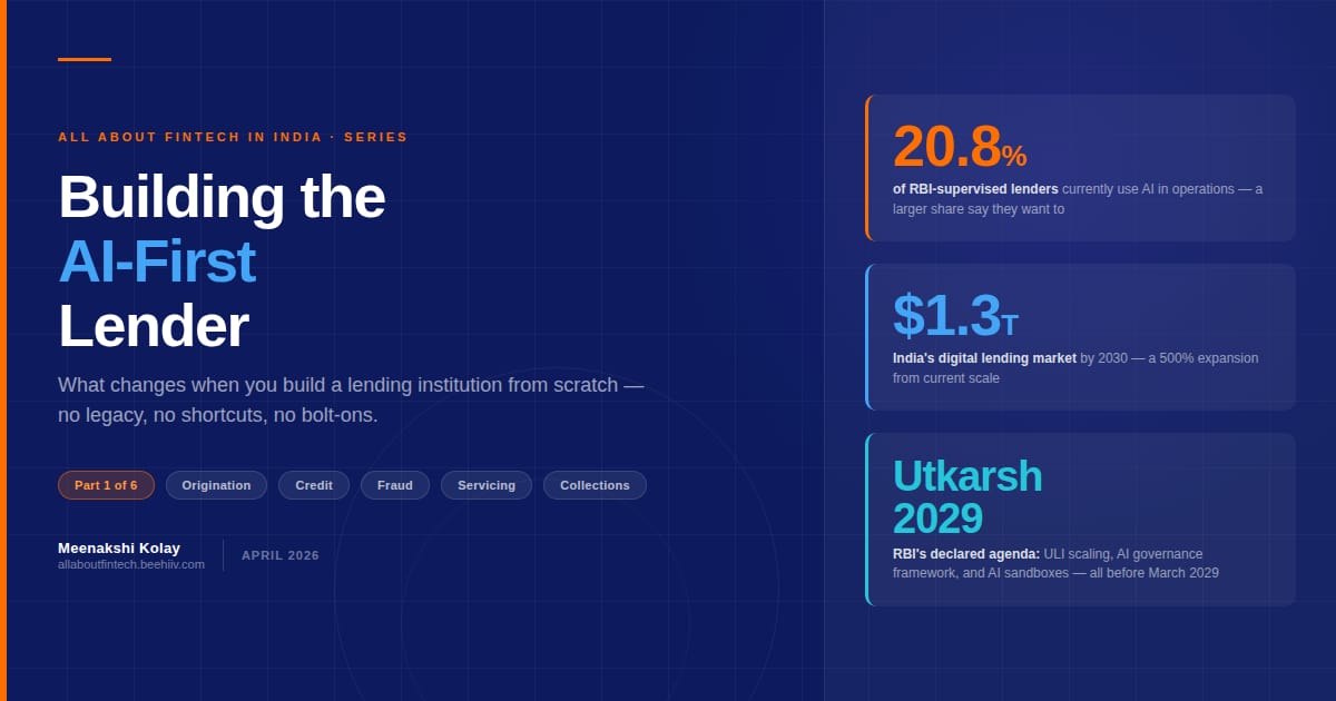 Building the AI-First Lender