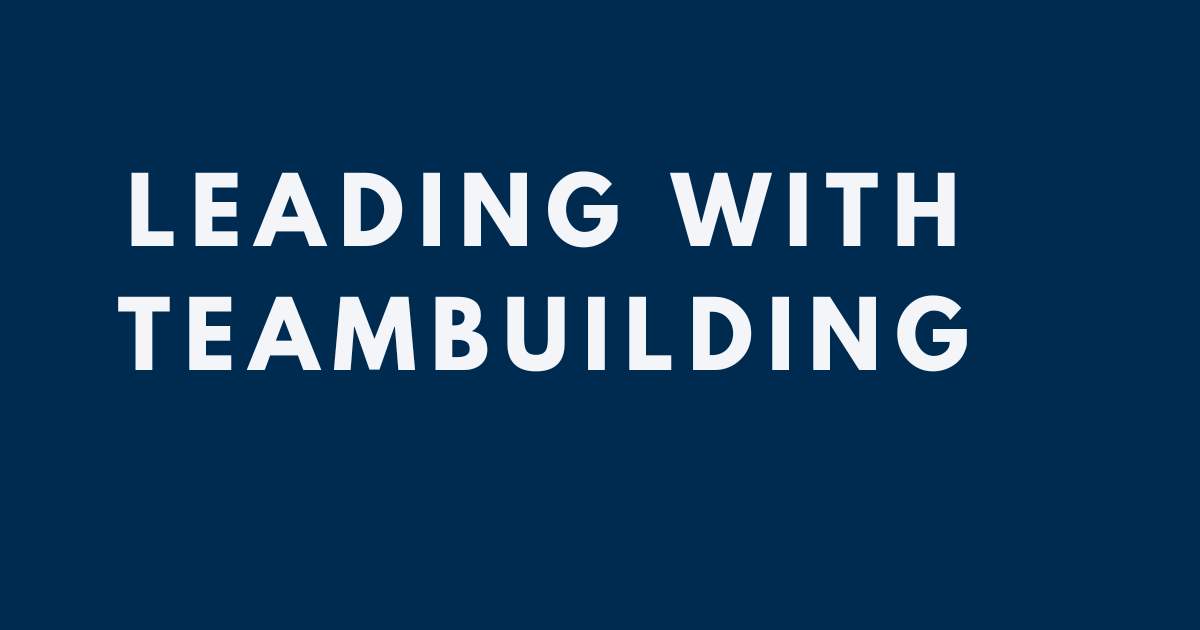 How to build a team that works together.....