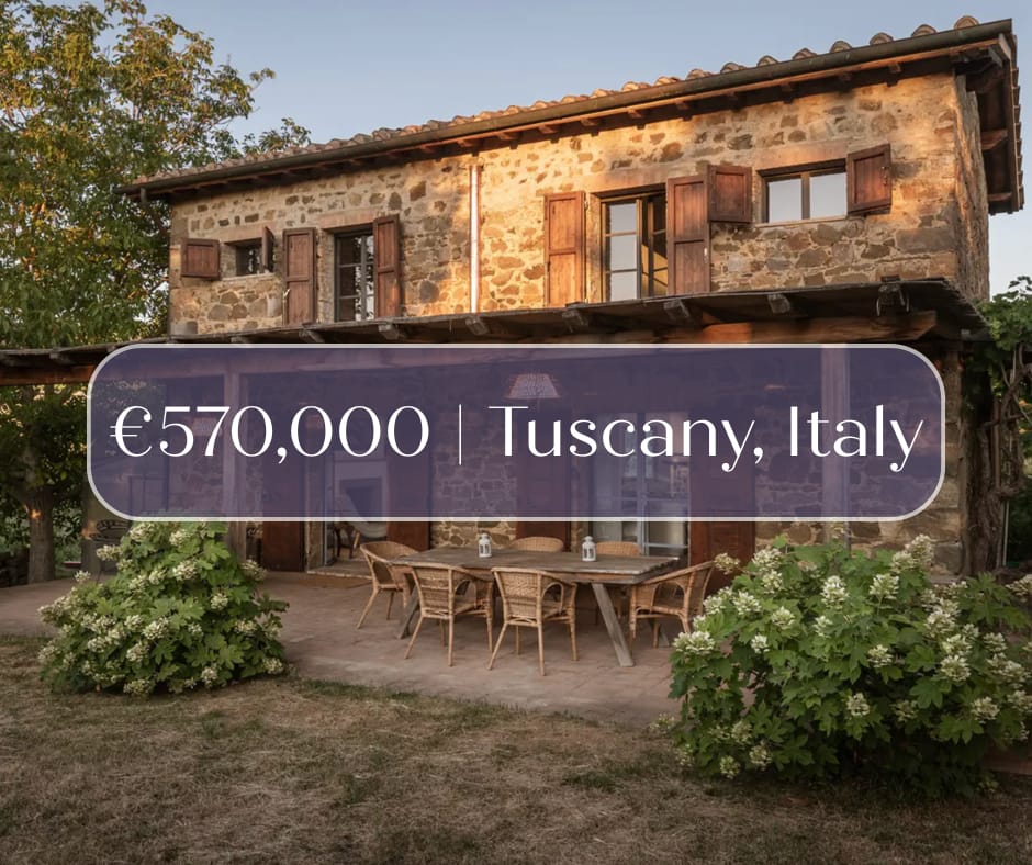 Vineyard-View Stone House in Tuscany’s Wine Country