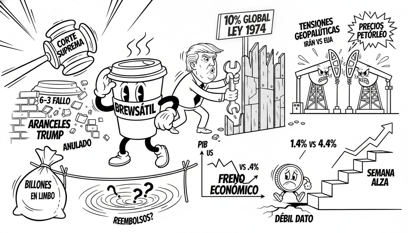 La Corte frena a Trump, el "Plan B" Arancelario y el Freno del PIB