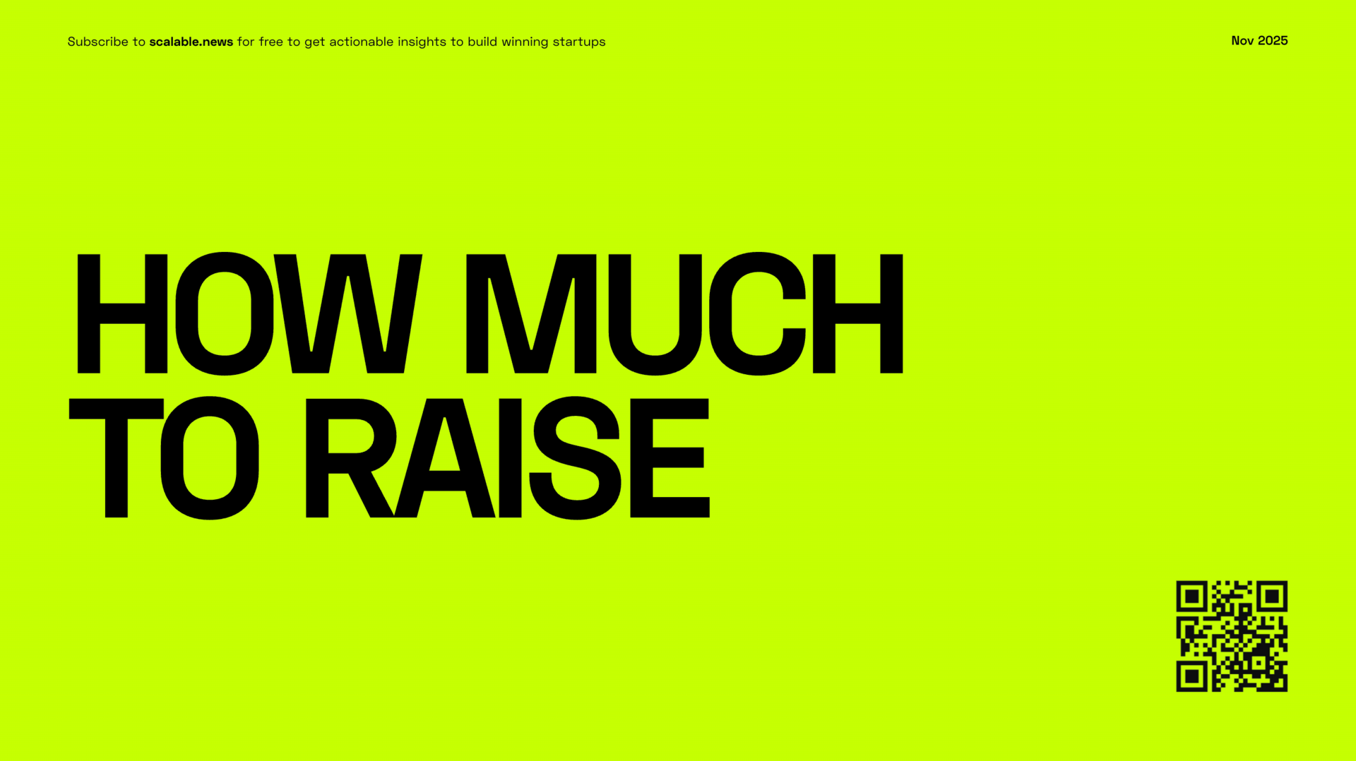 💰 How Much to Raise?