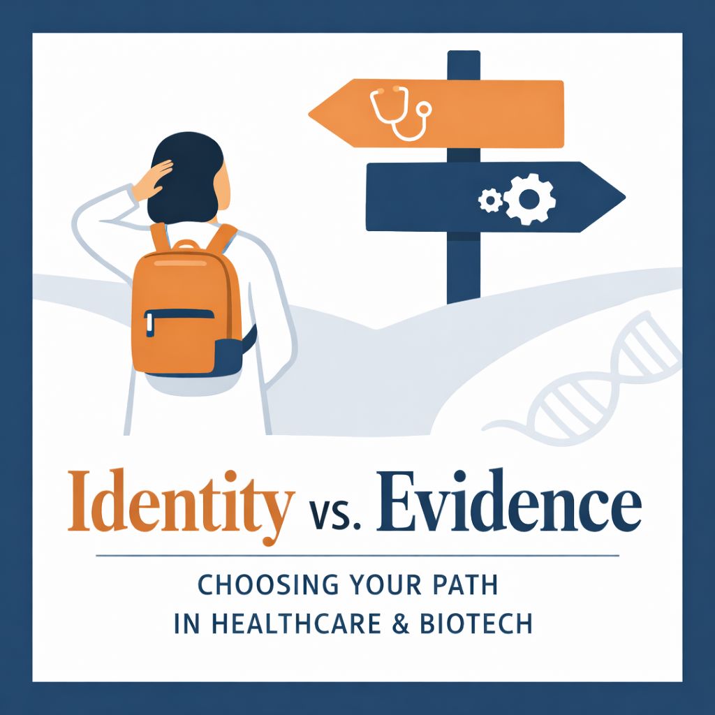 Choosing Your Path: Identity vs. Evidence in Healthcare & Biotech 🎯 