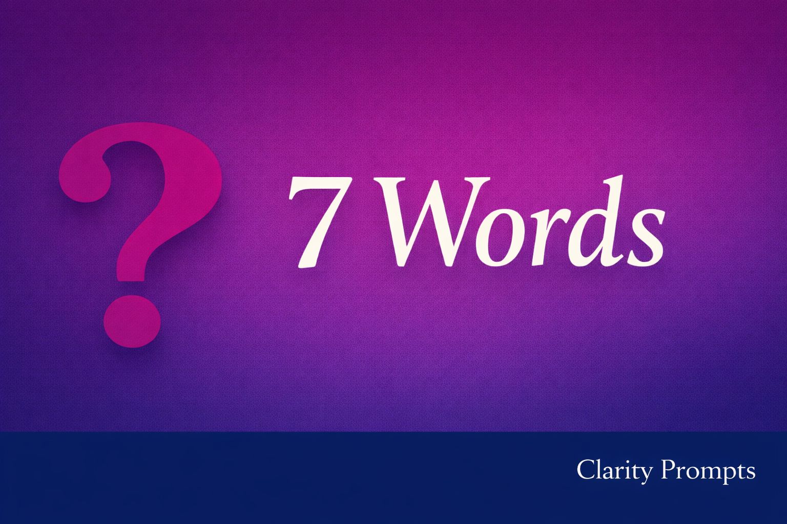 Issue #36 — Calibrated Questions