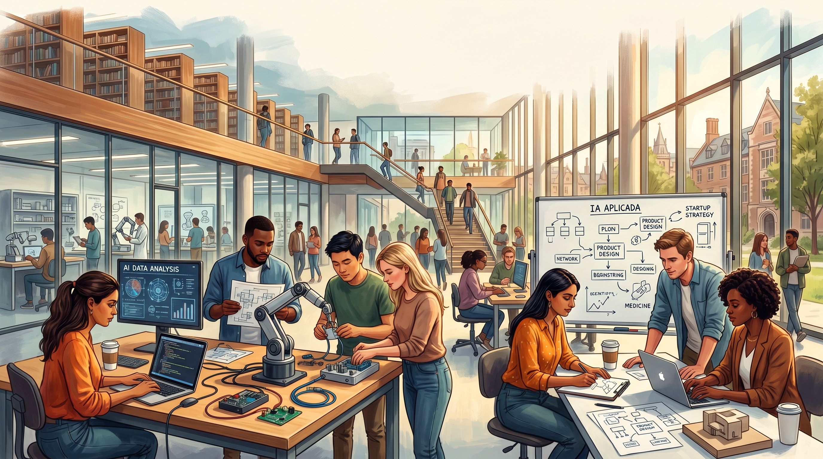 🎓La brecha educativa ya empezó: universidades de EE.UU. dominan la IA, ¿LatAm perdió la carrera?