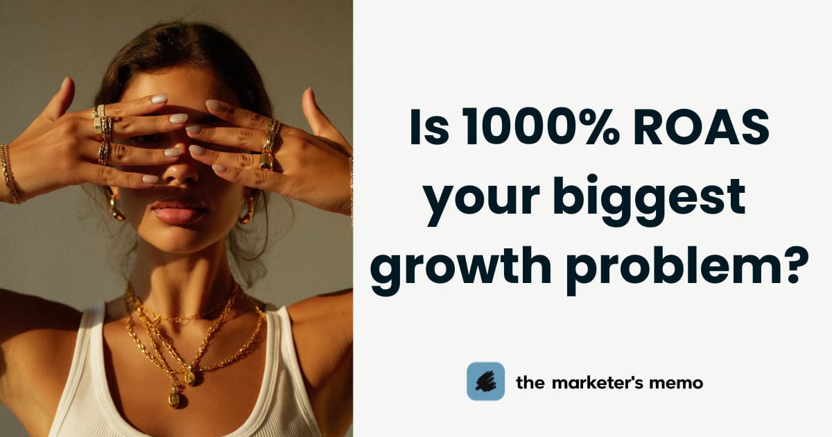 ๐Your ROAS Is 1000%, But You Can't Scale Up?