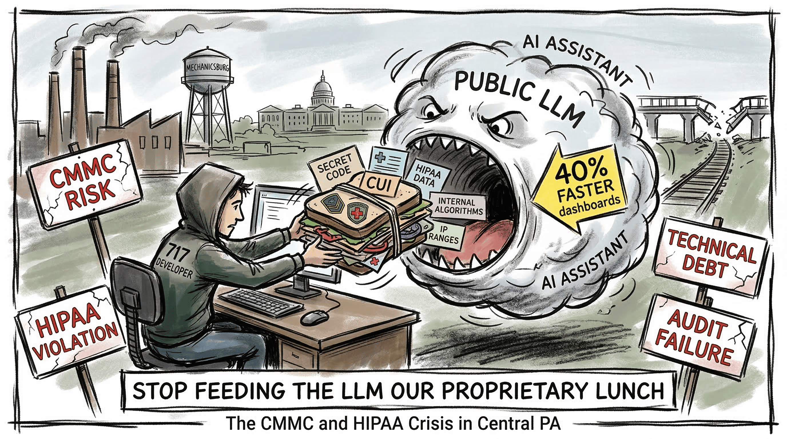 Stop Feeding the LLM Our Proprietary Lunch