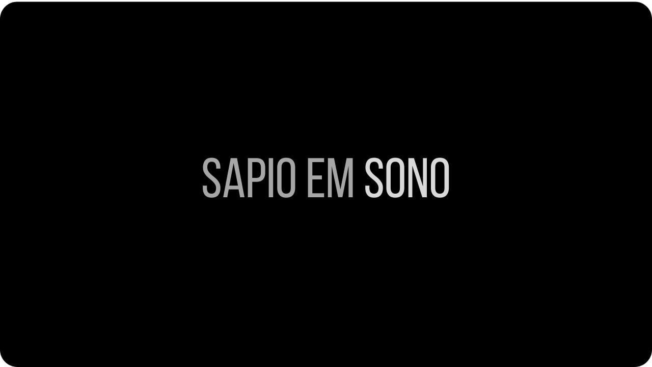 Sapio em "Sono"