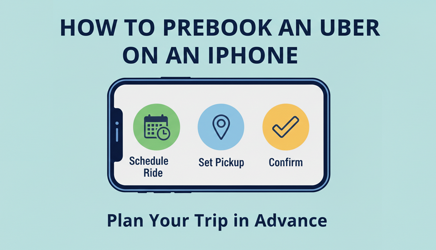 09: How to Prebook an Uber on an iPhone