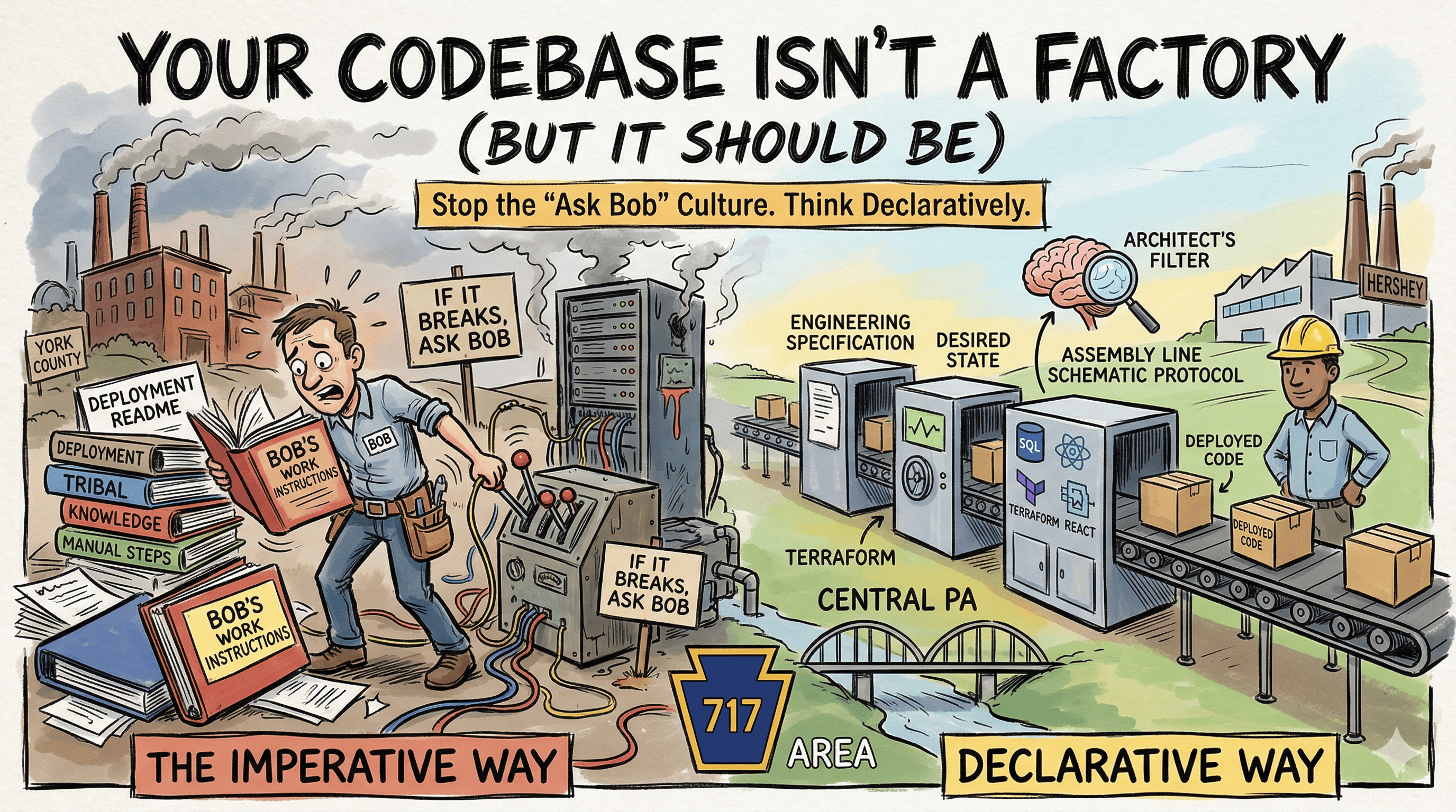 Your Codebase Isn’t a Factory (But It Should Be)