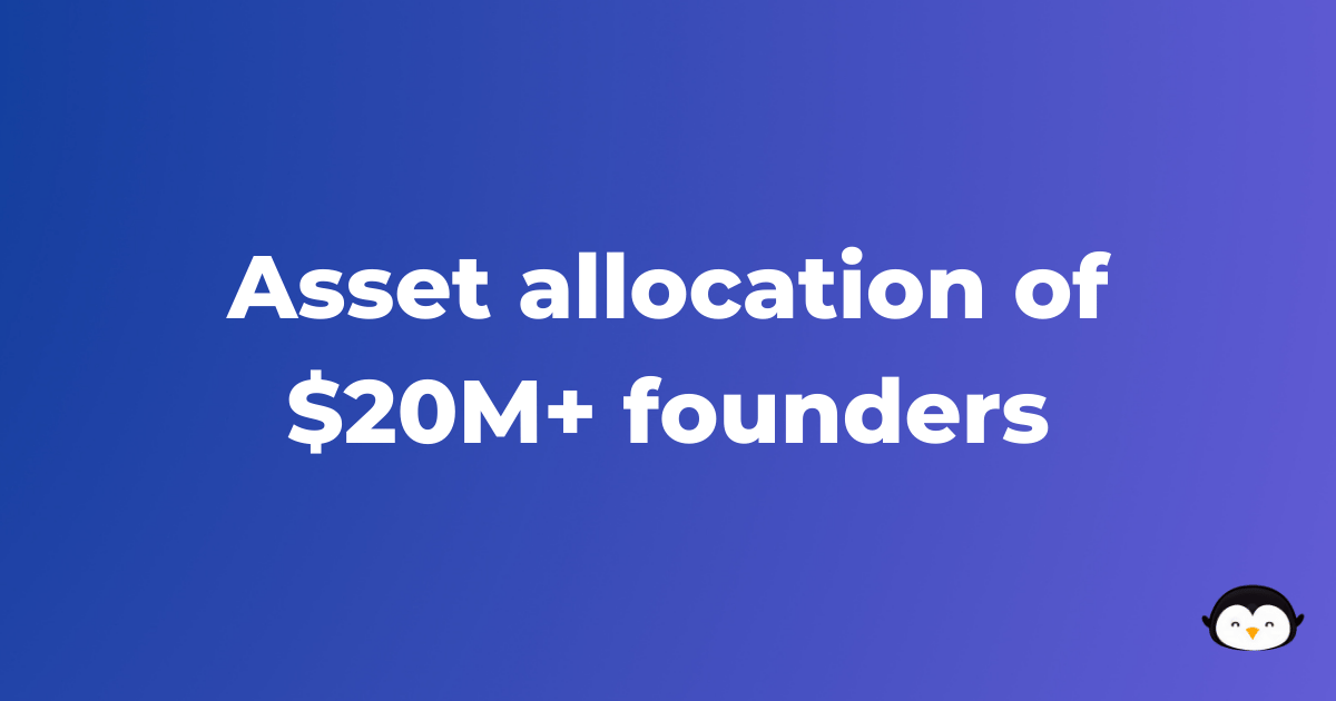 đ§ How $20M+ entrepreneurs invest their money