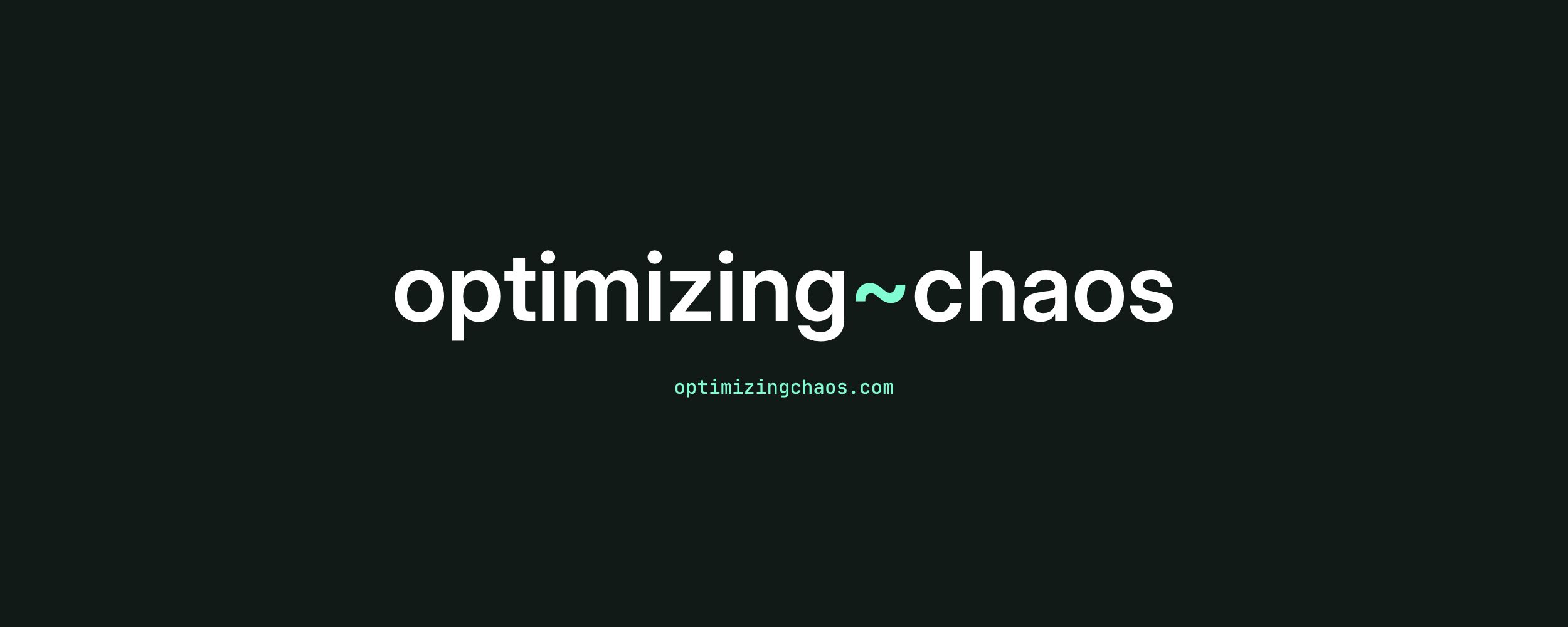 Welcome to Optimizing Chaos