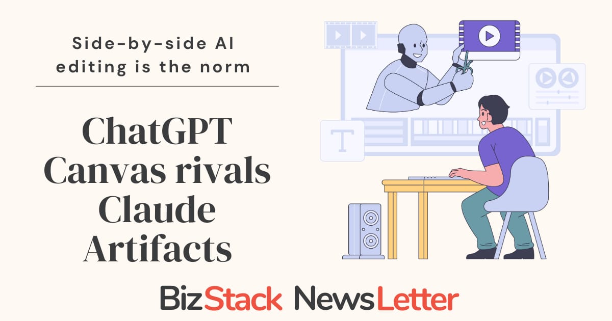 ChatGPT Canvas rivals Claude Artifacts