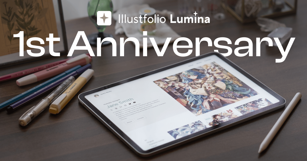 🌟Illustfolio Lumina November Update: 1st Anniversary & New Back-to-Top Button