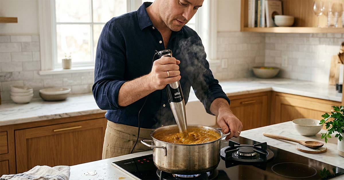 Immersion Blenders for Soups, Sauces, and Everyday Cooking