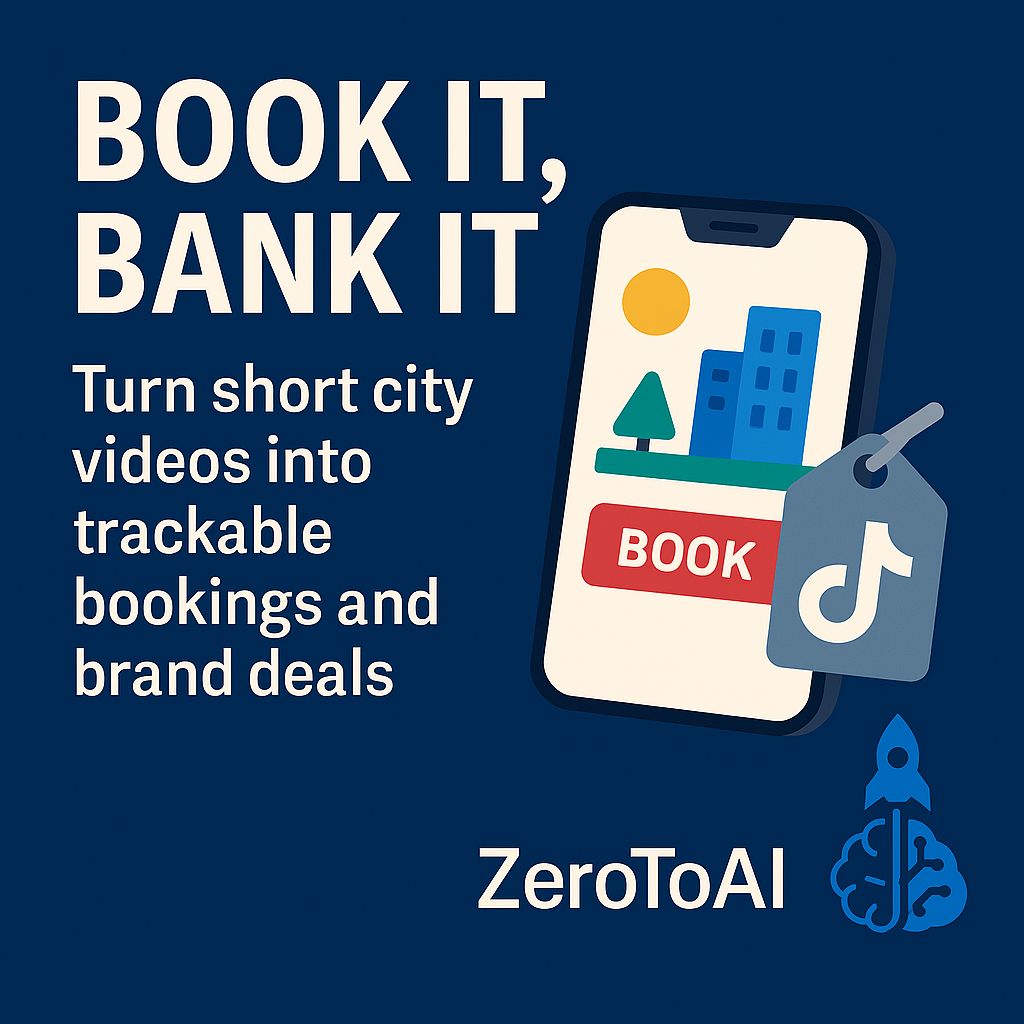 🤖 Book It, Bank It: TikTok Travel Commissions