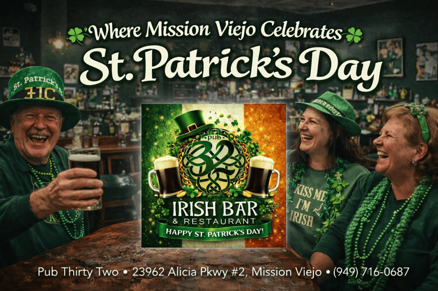 🍀 St. Paddy’s in South OC