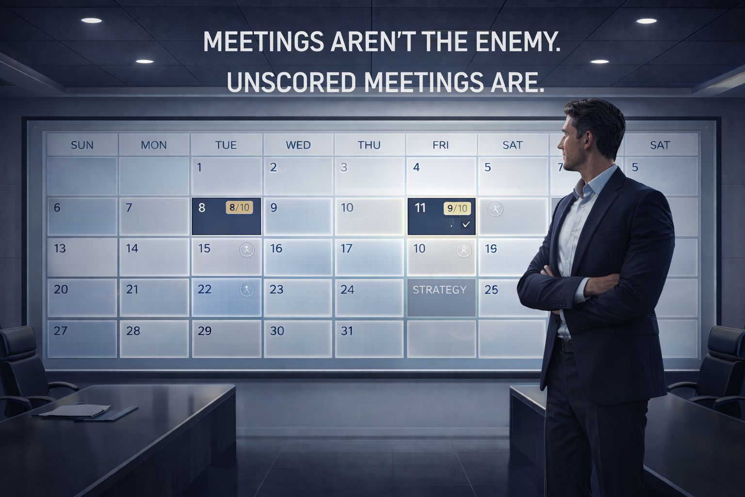 Meetings Aren’t the Enemy. Unscored Meetings Are.