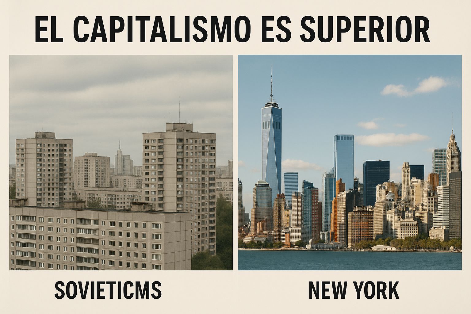 El capitalismo no solo supera al socialismo en moral y eficiencia