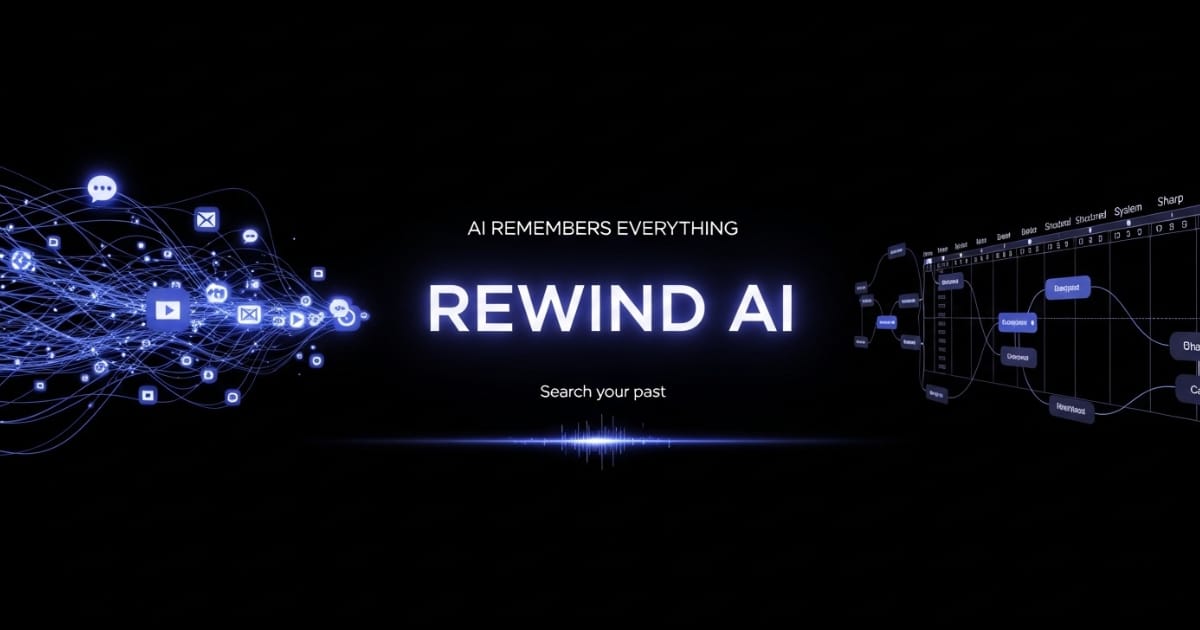 🧠 Rewind AI: The tool that remembers your entire life
