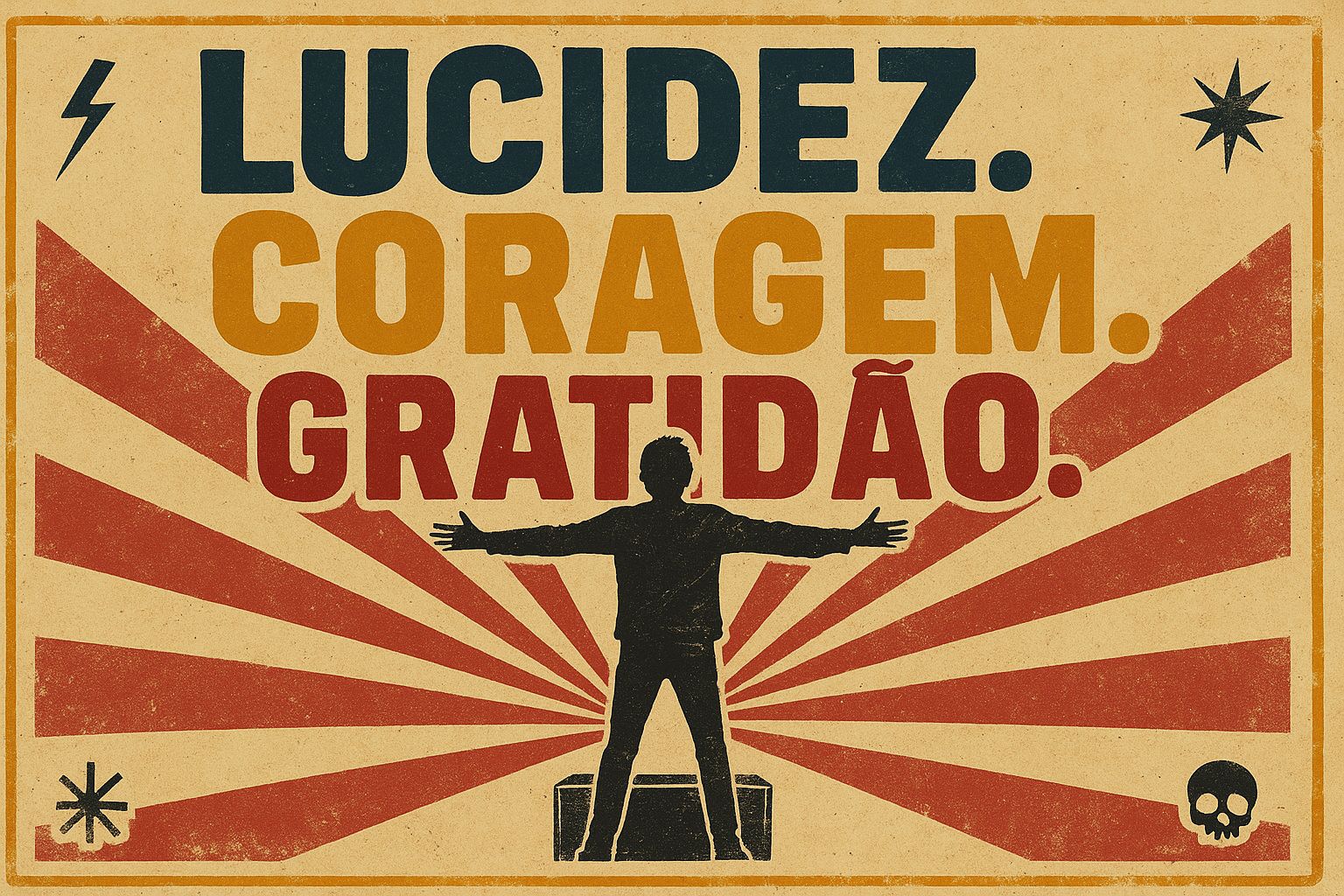 Estoicismo em três goles: Clareza, Bem Comum e Amor Fati.