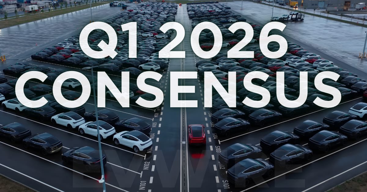 TSLA: Tesla Q1 2026 delivery consensus points to 365K vehicles