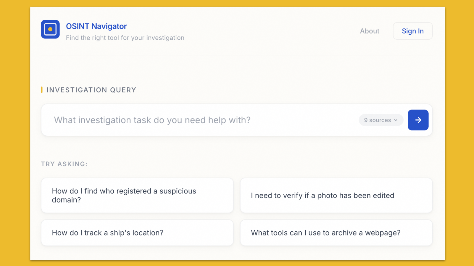 Announcing the beta of OSINT Navigator