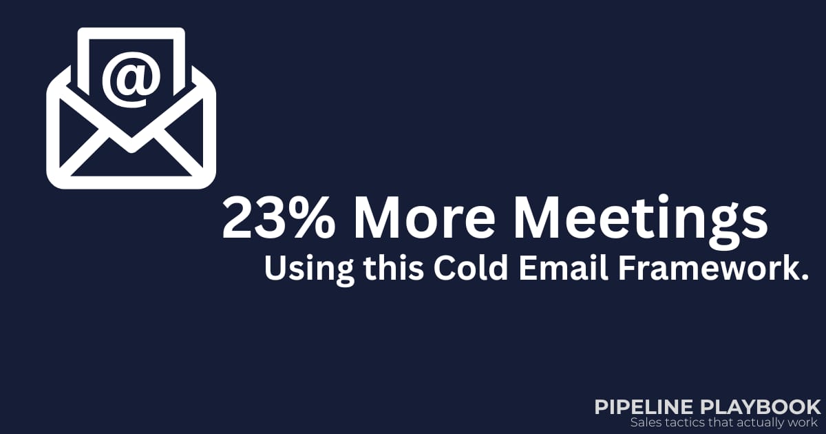 23% more meetings with this email framework