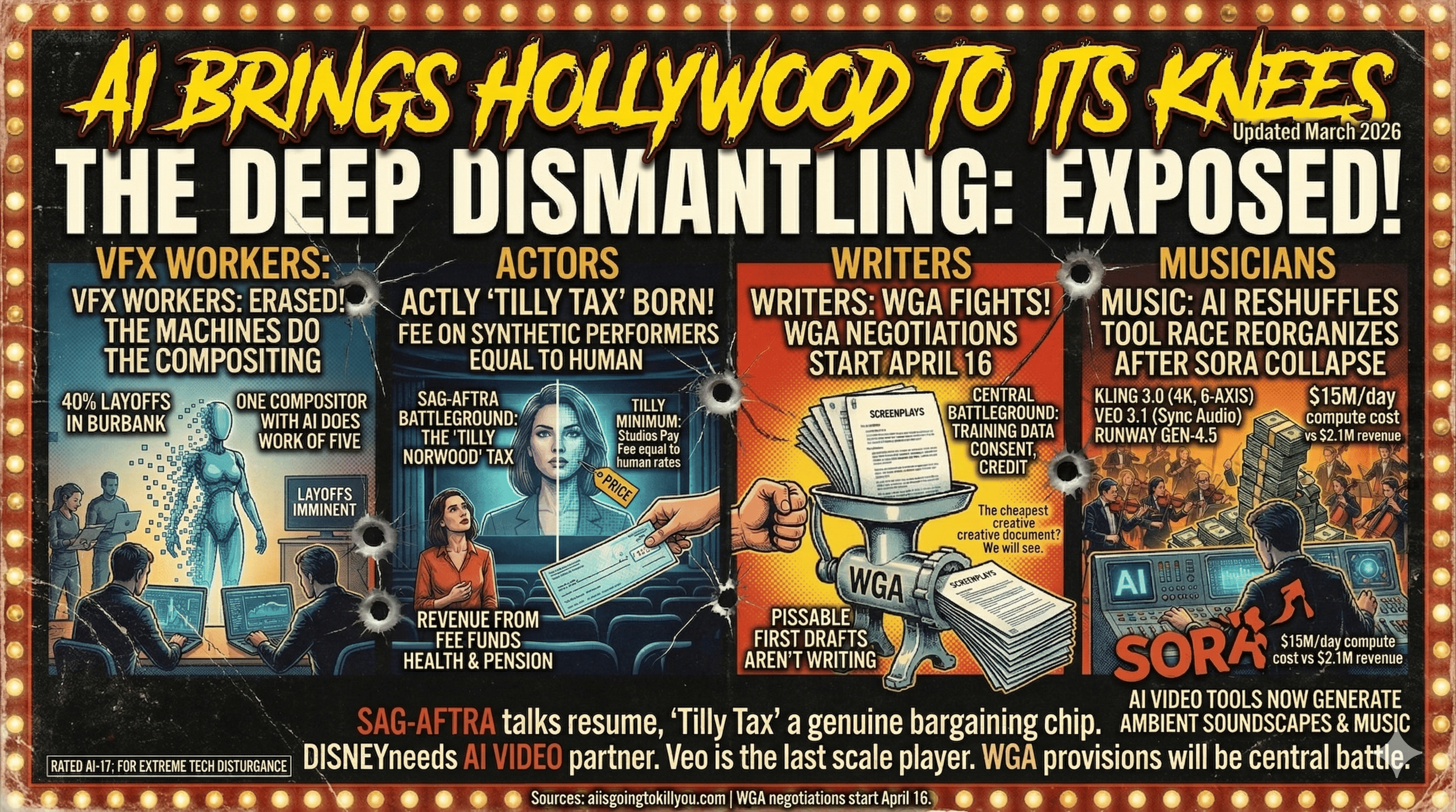 Starring Nobody: The AI Takeover of Hollywood - March 2026 In Review