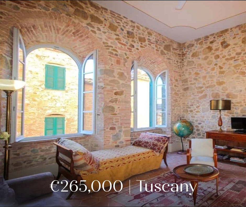 Rare Rock-Carved Residence in the Hills of Tuscany