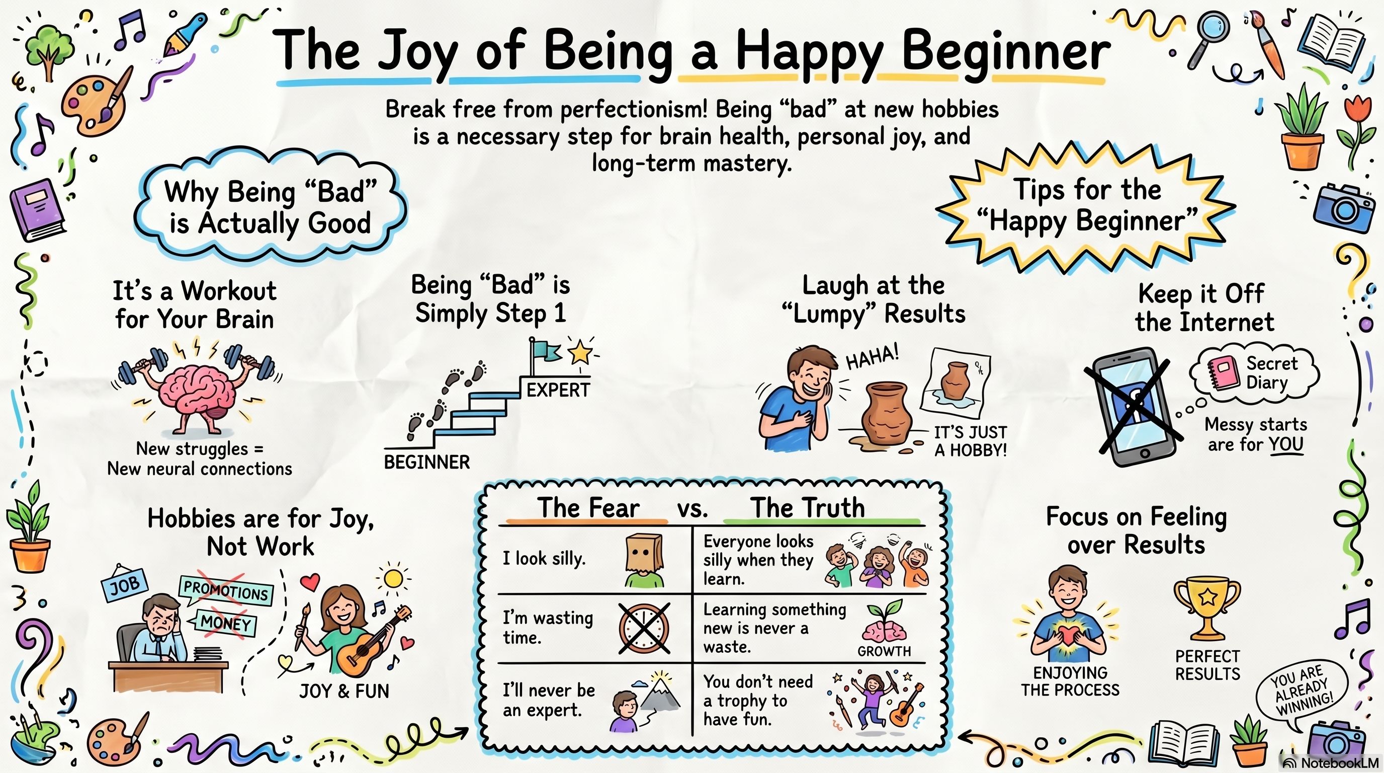 Why It Is Okay to Be Bad at Your New Hobby
