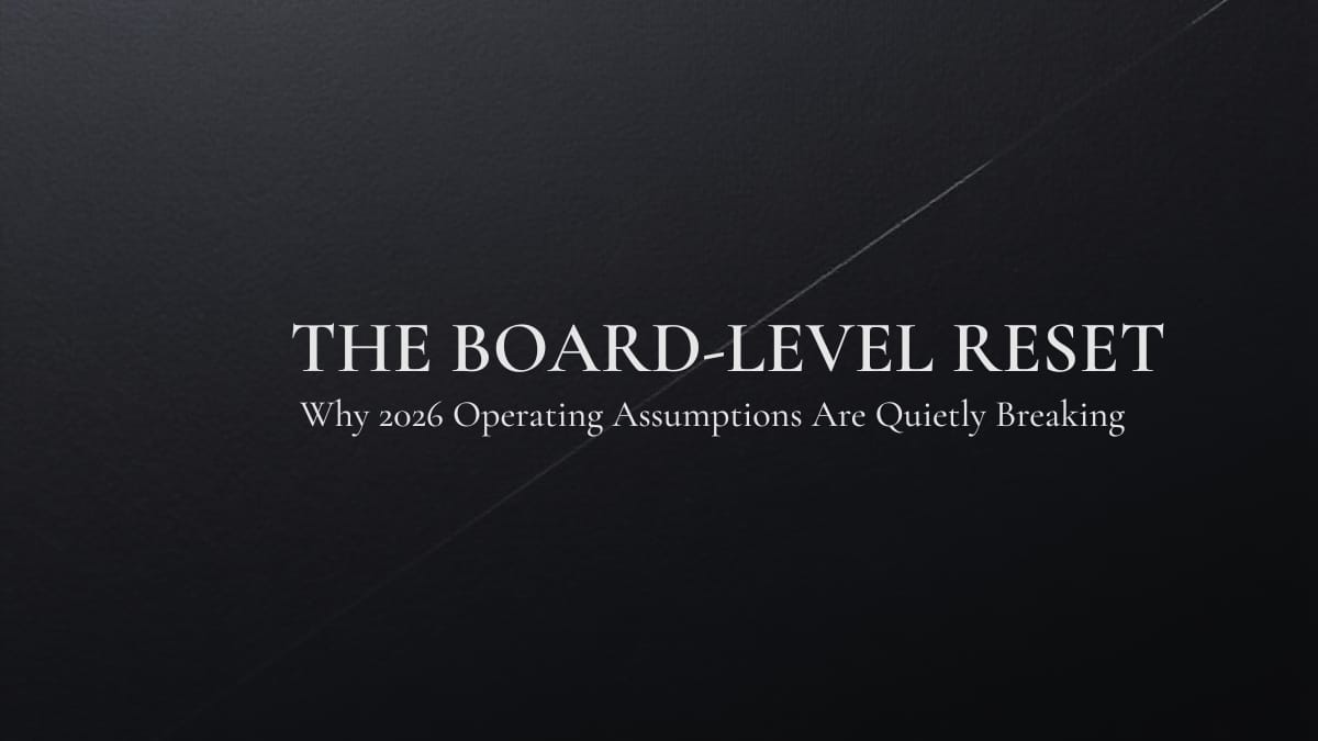 The Board-Level Risk Reset