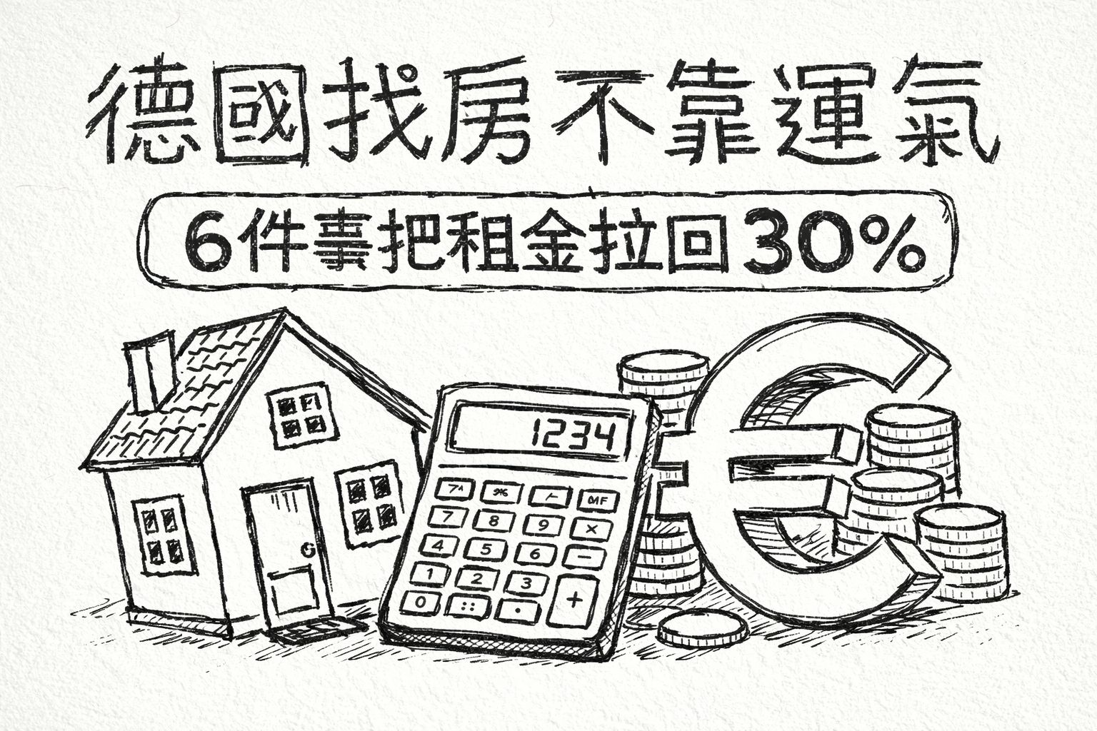德國找房不是靠運氣:把回覆率拉到 30% 的 6 件事