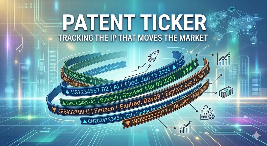 Patent Ticker | Tracking the IP that moves the market for Week ending March 22, 2026