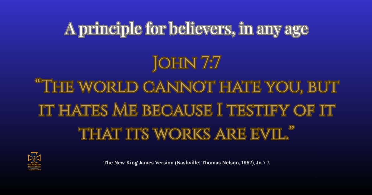 A principle for believers,