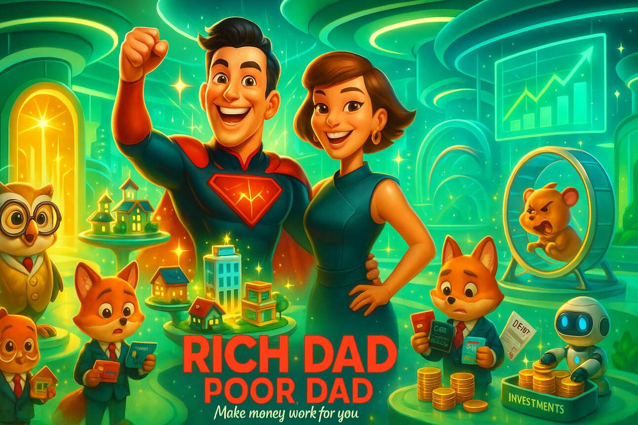 Rich dad poor dad - Robert kiyosaki: The 10-minute money blueprint millionaires follow