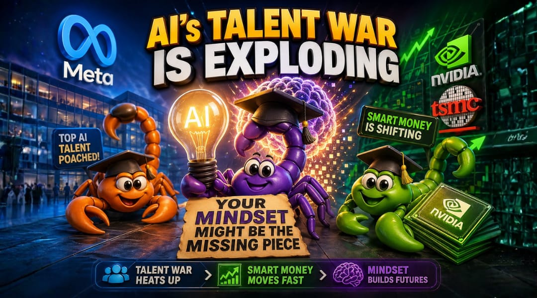AI’s Talent War Is Exploding, Smart Money Is Shifting... And Your Mindset Might Be the Missing Piece