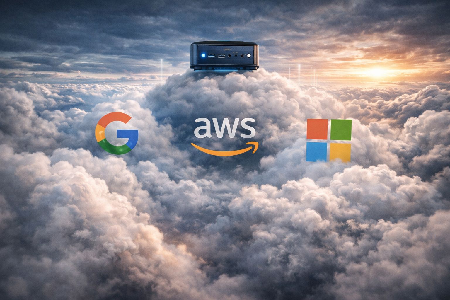 Computers over clouds