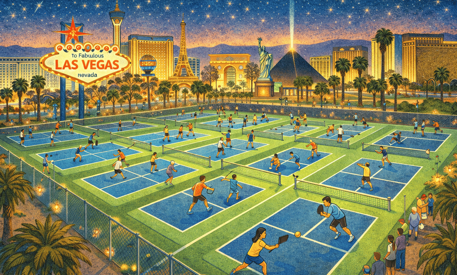 New LINES on a Pickleball Court?!