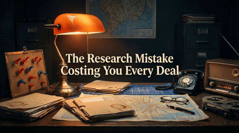 The Research Mistake Costing You Every Deal