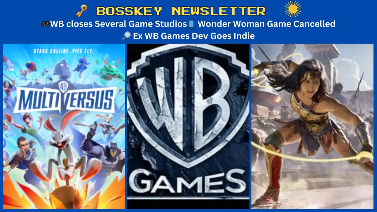 Bosskey 38 Warner Bros Shutdown Various Game Studios