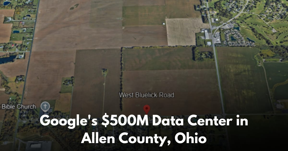Google's $500M Project BOSC Data Center in Allen County, Ohio