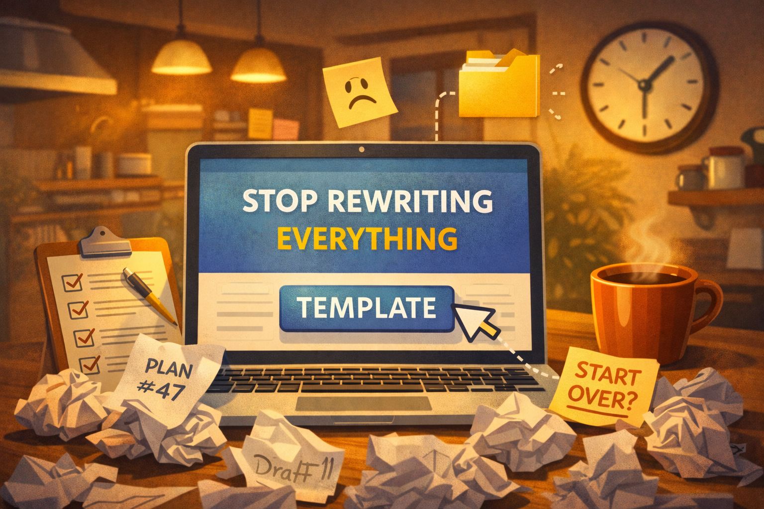 Stop rewriting your business every week