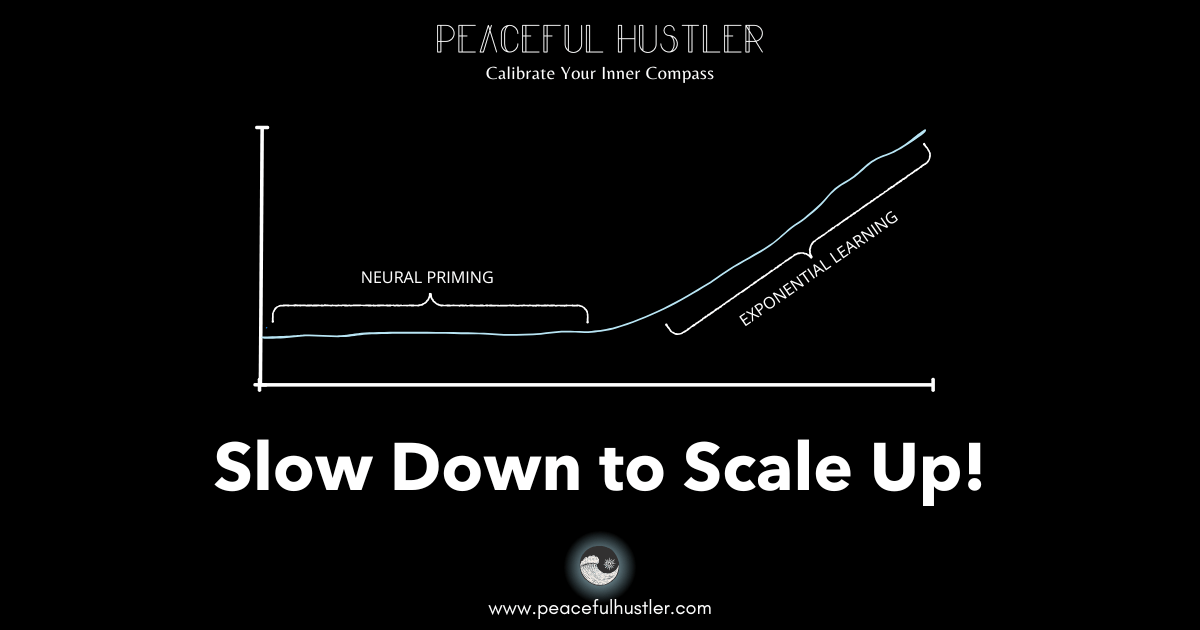 Slow Down to Scale Up!