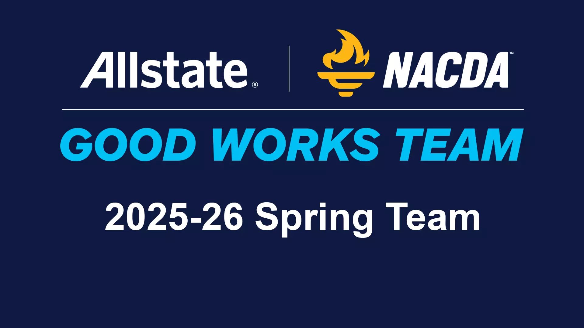 Three Named to NACDA Spring Good Works Team