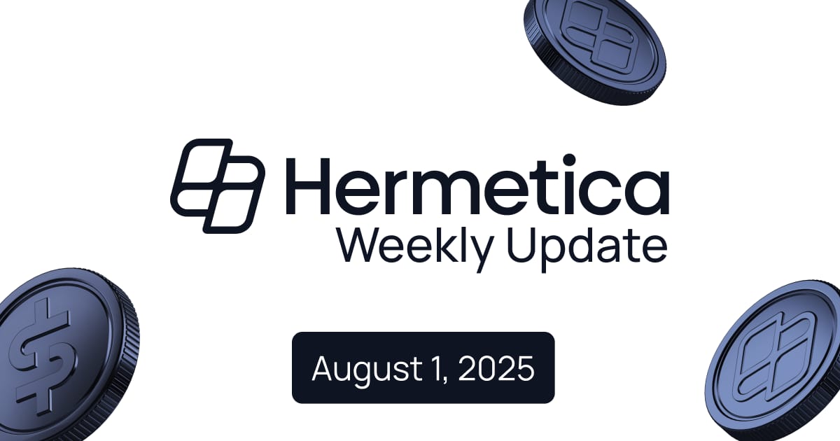 Weekly Update - August 1, 2025